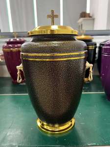 Urnas de Cremación de Metal para Adultos Uzair, Artesanía de Calidad Original, Modelo UHI-153, Venta al por Mayor, Nuevo Diseño Hecho a Mano en Aluminio, Personalizable - Product Image 4