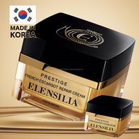 Crème Premium K-Beauty au Peptide d'Escargot et Or 99,9% - Hydratant Raffermissant Antioxydant au Glycosaminoglycane pour un Effet Peau de Verre Lumineuse (Tous Types de Peau)