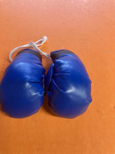 Wholesale Manufacturer Twins All Color Boxing Gloves Small <b>Key</b> Chains Real Leather Fashion Circle Car Mirror Hanging <b>Key</b> <b>Ring</b> - Product Image 2