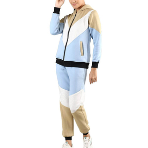 Conjunto Deportivo de 2 Piezas para Mujer de Alta Calidad: Sudadera con Cremallera y Pantalones Jogger, Top Corto Impermeable, Cortavientos Casual - Product Image 4