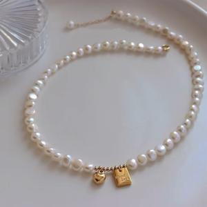 Collier de perles d'amour de la marque Lucky Wishing authentique 2025, nouveau, design de chaîne de clavicule haut de gamme pour femmes - Product Image 1