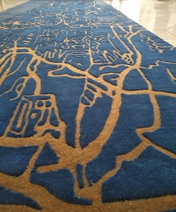 Alfombra Moderna de Pelo Largo, Hecha a Mano, de Lana, Resistente al Fuego, Apta para Mascotas, Ecológica, con Base de Látex de 12 mm de Grosor, Color Sólido - Product Image 5