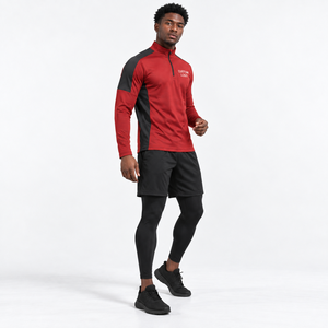 Lightweight Men's Half <b>Zip</b> Performance Jersey Performance Polyester Sports Top Running Sports Factory Custom Private Label - Product Image 2