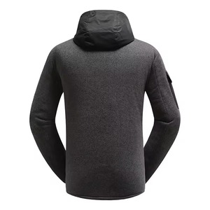 Custom Logo Soft Shell <b>Fleece</b> <b>Jacket</b> Windproof Waterproof Hooded <b>Warm</b> Outerwear for Outdoor Hiking - Product Image 3