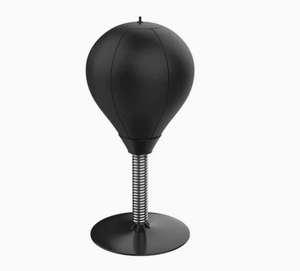 PROFIT SPORTS Sac de frappe lourd sur pied en cuir PU, hauteur réglable, pour entraînement de boxe adulte, rouge et noir, avec ballon de vitesse à rebond rapide - Product Image 1