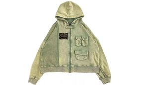 Fabricant de sweats à capuche personnalisés, broderie vieillie, strass, délavage vintage, délavage à l'acide, coupe oversize, MOQ 10 - Product Image 6