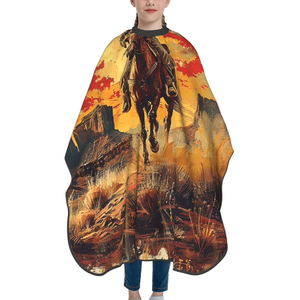 Cape de Coiffure Enfant Design Coloré Haute Qualité Vente en Gros Couleurs Uniques Fournisseur ODM 2026 - Product Image 1