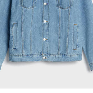 Men's Denim <b>Trucker</b> <b>Jacket</b> Custom Logo Wholesale Clothing Manufacturer - Product Image 3