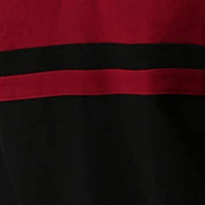 เสื้อโปโลชาย แขนสั้น ผ้าถักลายทาง สีตัดต่อ ดีไซน์ลำลอง ทรงปกติ ติดกระดุมด้านหน้า - Product Image 3