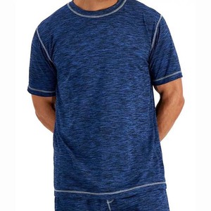 Conjunto de dos piezas personalizado con estampado gráfico, camiseta y pantalones cortos de verano para hombre, conjunto de dos piezas de talla grande, camiseta y pantalones cortos, azul marino - Product Image 4