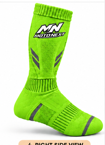 Nouvelle Arrivée 2026 – Chaussettes Sportives Motocross Tricotées Sur Mesure 100% Spandex Couleur Unie Anti-Bactériennes Respirantes – En Vente - Product Image 4