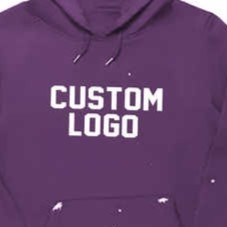 Conjunto Deportivo Morado con Logotipo Personalizado, Sudadera con Capucha y Pantalones, Casual, Manga Larga, con Cordón Ajustable, Transpirable, 100% Algodón, Unisex para Adultos, Ropa de Otoño - Product Image 4