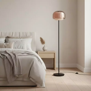 Lampes <span class=keywords><strong>sur</strong></span> <span class=keywords><strong>pied</strong></span> de style moderne du milieu du siècle pour salon, <span class=keywords><strong>lampe</strong></span> <span class=keywords><strong>sur</strong></span> <span class=keywords><strong>pied</strong></span> en forme de champignon avec abat-jour en verre orange, <span class=keywords><strong>lampe</strong></span> de lecture, éclairage d'ambiance - Product Image 4