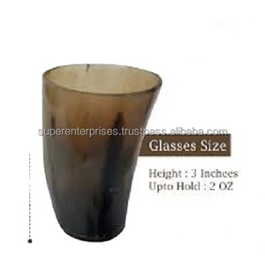 TOP TENDEND BEBER HORN SHOTS GLASSES VIKING HORN VASO AL POR MAYOR HORN BEER JOG GLASS NUEVO PRODUCTO DE VENTA CALIENTE ARTÍCULOS ÚNICOS - Product Image 1