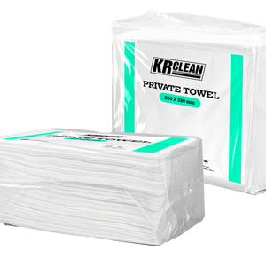 ผ้าเช็ดทำความสะอาดแบบใช้แล้วทิ้ง ยี่ห้อ KR Clean Coreless รูปทรงสี่เหลี่ยม ขนาด 290 x 330 มม. ผลิตจากผ้าไม่ถักทอ สำหรับห้องน้ำ ใช้เช็ดมือ จำหน่ายแบบขายส่ง - Product Image 1