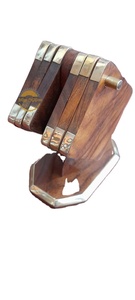Set of 6 Wooden Drink Coasters for Coffee Mugs Tea Cups <b>Beer</b> Cans Water Glasses-Office & Home Use - Product Image 5