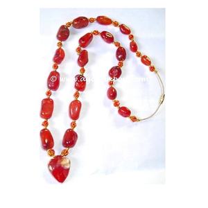 ลูกปัดหินโมราโมรารูปอัลมอนด์สำหรับเครื่องประดับทนทานและสง่างาม - Product Image 4