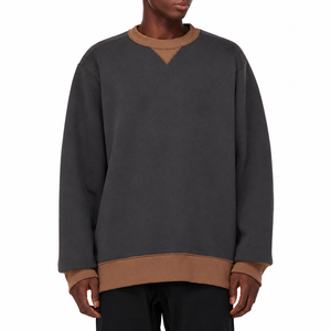 Sudadera Personalizada Extra Grande con Cuello Redondo |   Fabricante de Sudaderas Premium de Dos Tonos y Tejido Grueso para Ropa Urbana - Product Image 1