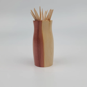 Boîte à cure-dents en bois massif de qualité supérieure, design classique, fabrication artisanale, nouveau design à prix abordable - Product Image 1