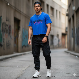 Camiseta de algodón 100% de alto gramaje 240 GSM, estilo urbano, con logotipo personalizado serigrafiado, colores sólidos, corte perfecto, camisetas cortas - Product Image 3