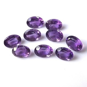 Ametyste violette naturelle ovale facettée 3x5mm 12x16mm, pierre précieuse en vrac, prix de gros pour la fabrication de bijoux - Product Image 4
