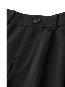 Jambe large taille haute Baggy pantalon femmes 2025 printemps droit ample pantalon décontracté solide femmes pantalons vêtements - Product Image 5