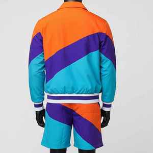 Custom Sweatsuit Track <b>Short</b> Set Nylon Polyester <b>Suit</b> Summer Two Piece Windbreaker Tracksuit Hoodie and <b>Shorts</b> Jacket Sets Women - Product Image 5