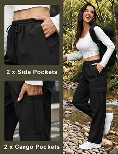 Pantalon de ski pour homme, imperméable, chauffant, coupe-vent, pantalon de neige isolé, isolation en polaire synthétique, fermeture à cordon - Product Image 4