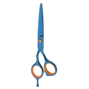 Ciseaux de barbier professionnels en acier inoxydable avec pointe de lame affûtée pour le coiffage en salon et l'entretien des coupes de cheveux, manche long - Product Image 1