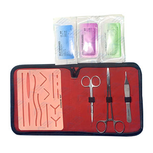 Anatomy Biology Nursing <b>Practice</b> Forceps Suture <b>Pad</b> Tool Medic Instruments Reusable Surgical Suture Kit for Medical Students - Product Image 1