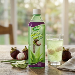 Vietnam Manufacturer's 500ml PET <b>Bottle</b> Fast Delivery Fresh-<b>Squeezed</b> Aloe Vera Juice New Design Flavored Drink in Bulk Trobico - Product Image 1