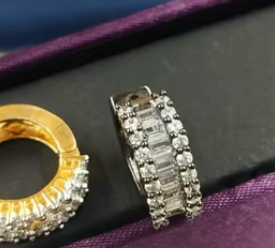 ต่างหูผู้หญิงหรูหราหรูหราด้วยหินเพทายชุดปาร์ตี้เครื่องประดับแฟชั่นส่วนใหญ่ทำจากทองเหลืองสำหรับของขวัญแต่งงาน - Product Image 2