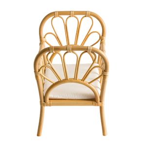 Lit de poupée bohème pour poupées reborn, lit en rotin naturel, décoration esthétique de chambre à coucher, cadeau jouet pour petites filles - Product Image 1