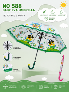 Paraguas Promocional Plegable de 3 Secciones, Mono Plateado Premium, Impermeable, Protección UV, Resistente al Viento, Ligero, Apertura Automática - Product Image 4