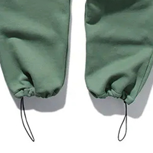 LAMA INDUSTRIES <b>Men's</b> Green <b>Linen</b>/Cotton for Wash Criss-cross Sweatpants Elastic Waist Drawstring Casual <b>Joggers</b> Side Pockets - Product Image 5
