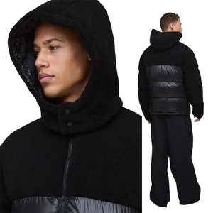 เสื้อแจ็คเก็ตพัฟเฟอร์แบบยาวสำหรับผู้ชาย รุ่นล่าสุด พร้อมโลโก้สั่งทำพิเศษ ผ้ากันลมแบบริปสต็อป สำหรับฤดูหนาว  รับผลิตจำนวนมาก - Product Image 3