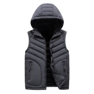 Chaleco Acolchado Impermeable de la Mejor Calidad para Hombre, Invierno, Manga Larga, Estilo Casual Urbano, Diseño Personalizado con Estampado Frontal, Venta al Por Mayor Unisex - Product Image 3