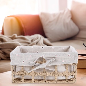 Paniers de rangement en jonc de mer beige, faits à la main, écologiques, vente en gros, fabriqués au Vietnam - Product Image 6