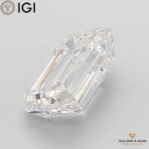 Diamante CVD Cultivado en Laboratorio, 4.00 Quilates, Claridad VVS1, Color E, Corte Esmeralda, Certificado IGI, Perfecto para Anillo de Lujo - Product Image 5