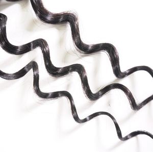 Extensions à clipser 22 pouces, noir naturel, qualité super double drawn, texture cheveux bouclés profonds - Product Image 3