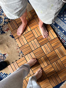 Baldosas de Madera de Acacia Vietnamita para Exteriores, Encajables, Impermeables, Antideslizantes, de 18 mm, Diseño Contemporáneo, Acabado Mate, Garantía de 5 Años - Product Image 5