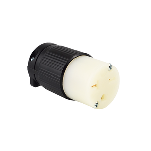 Prise électrique en nylon et laiton Hubbell compatible J-728, robuste, NEMA 6-20, 20A, 250V, homologuée CUL, protection IP20, pour la vente au détail - Product Image 2