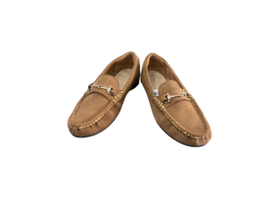 Mocasines de Gamuza con Punta Redonda, Estilo Clásico Informal de Negocios, Transpirables, con Hebilla Metálica, Suela de Goma Antideslizante, para Todas las Temporadas - Product Image 3