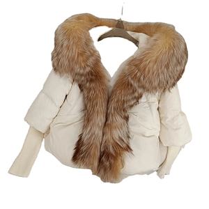 Veste matelassée d'hiver grande taille, chaude, coupe ajustée, col montant, logo sur le devant, respirante, nylon brillant, fermeture éclair légère, style classique - Product Image 6