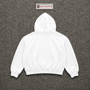 เสื้อฮู้ดซิปอัพสีขาวพรีเมียมพร้อมลายพิมพ์กราฟิก Cash Talk สไตล์ลำลองทรงปกติสำหรับใส่ในฤดูใบไม้ร่วง CASH TALK STREE - Product Image 6