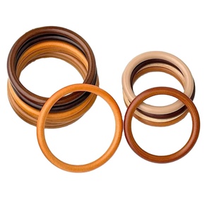 Asa Redonda de Madera Natural de Primera Calidad para Bolsos, Accesorios para Bolsos de Ganchillo DIY - Product Image 1