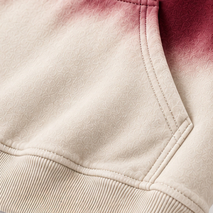 Mens Two Tone TieDye <b>Hoodies</b> Custom 100% Cotton Fleece Pullover Sweatshirts Oversized Vintage Fashion Wholesale Garment Supplier - Product Image 6