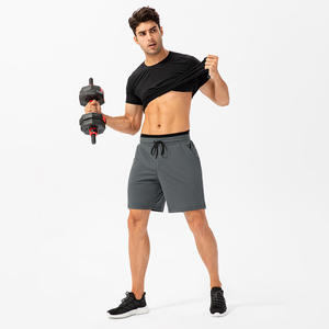 Pantalones Cortos Unisex de Color Sólido con Cordón Ajustable en la Cintura, Corte Holgado, Ropa Deportiva - Product Image 2