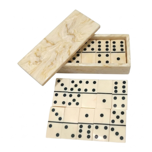 Dominós de Madera Ecológicos con la Bandera de Puerto Rico, Personalizados de Fábrica, en Caja de Madera, Marca Kaile, Juega con tus Amigos, Venta al por Mayor - Product Image 5