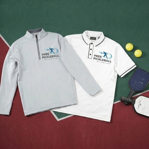 Polo de pickleball OEM ODM personnalisé, maillot de sport anti-UV respirant, faible MOQ, haute performance, polo de sport de haute qualité - Product Image 1